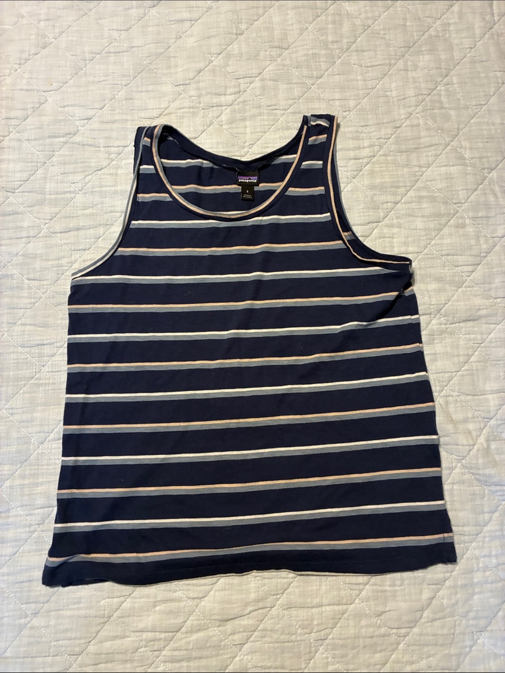 Women’s Navy Striped Tank Top - Patagonia